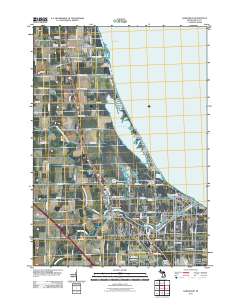 Kawkawlin 2011 topographic map thumbnail