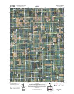 Kinde East 2011 topographic map thumbnail
