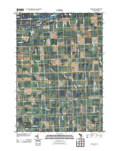 Kinde West 2011 topographic map thumbnail