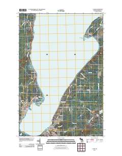 L'Anse 2011 topographic map thumbnail