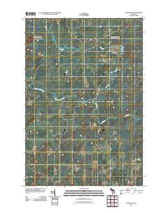 La Branche 2011 topographic map thumbnail