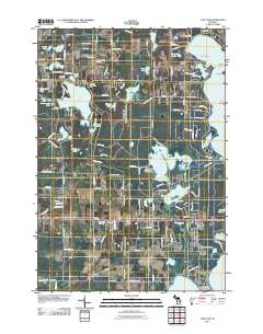 Lake Ann 2011 topographic map thumbnail