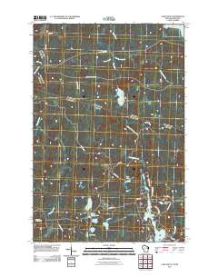 Lake Evelyn 2011 topographic map thumbnail