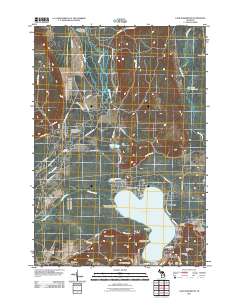 Lake Margrethe 2011 topographic map thumbnail