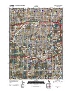 Lansing South 2011 topographic map thumbnail