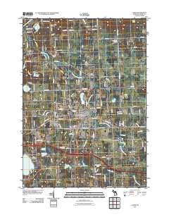 Lapeer 2011 topographic map thumbnail