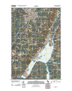 Laurium 2011 topographic map thumbnail