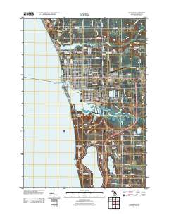 Ludington 2011 topographic map thumbnail