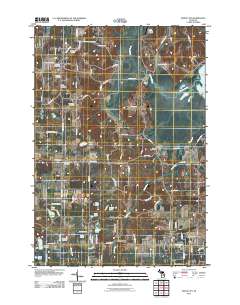 Maple City 2011 topographic map thumbnail