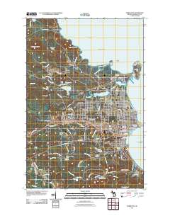 Marquette 2011 topographic map thumbnail