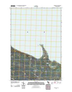 McRae Bay 2011 topographic map thumbnail