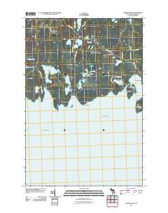 Meade Island 2011 topographic map thumbnail