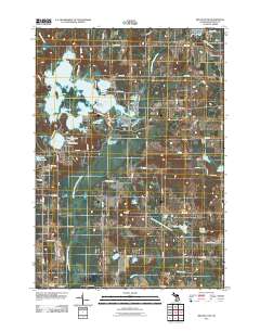 Mecosta NW 2011 topographic map thumbnail