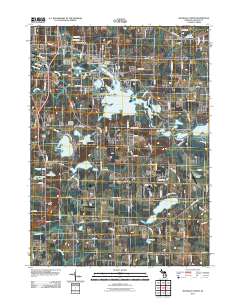 Michigan Center 2011 topographic map thumbnail