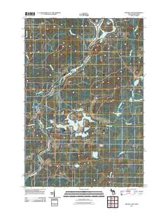 Resort Lake 2011 topographic map thumbnail