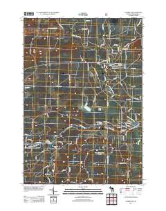 Luzerne NW 2012 topographic map thumbnail