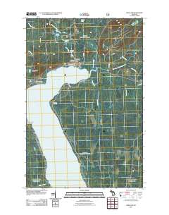 Bergland 2011 topographic map thumbnail