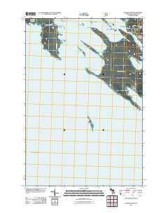 Goose Island 2011 topographic map thumbnail