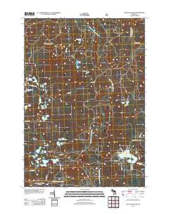 McCollum Lake 2012 topographic map thumbnail