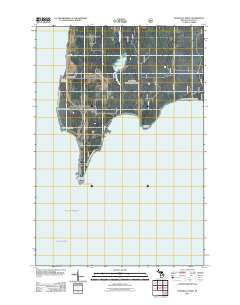 Peninsula Point 2011 topographic map thumbnail