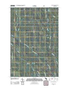Creighton 2011 topographic map thumbnail