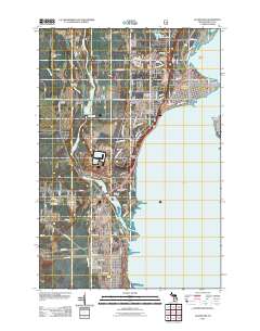 Gladstone 2011 topographic map thumbnail