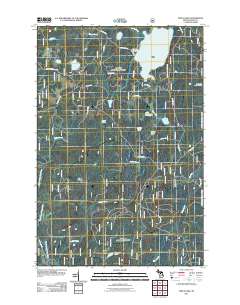 Perch Lake 2011 topographic map thumbnail