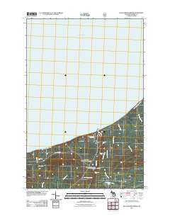 Black River Harbor 2011 topographic map thumbnail