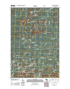 Copper Peak 2011 topographic map thumbnail
