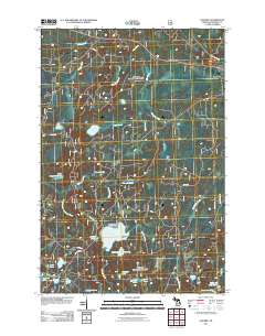 Gogebic 2011 topographic map thumbnail