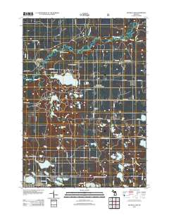 Big Blue Lake 2012 topographic map thumbnail