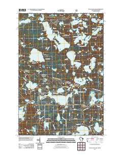 Black Oak Lake 2011 topographic map thumbnail