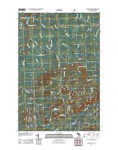 Bergland NE 2011 topographic map thumbnail