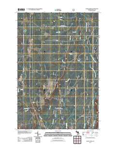 Baker Creek 2011 topographic map thumbnail
