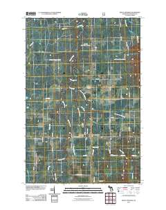 Bruce Crossing 2011 topographic map thumbnail