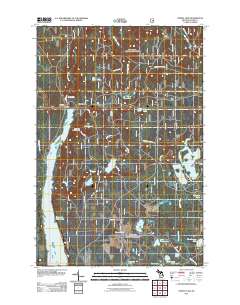 Forest Lake 2011 topographic map thumbnail
