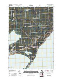 East Tawas 2012 topographic map thumbnail