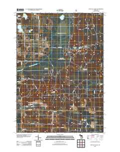 Crystal Valley 2012 topographic map thumbnail