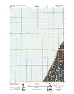 Manistee NW 2012 topographic map thumbnail
