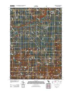 Mesick NE 2012 topographic map thumbnail