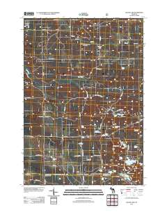 Island Lake 2012 topographic map thumbnail