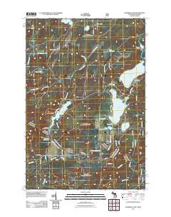 Hagerman Lake 2011 topographic map thumbnail