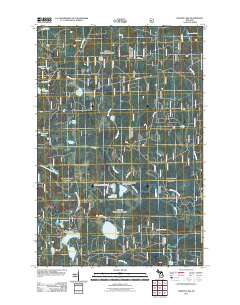 Marten Lake 2011 topographic map thumbnail