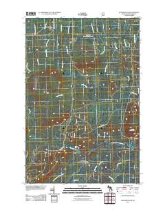Matchwood NW 2011 topographic map thumbnail