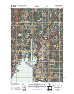 Rapid River 2011 topographic map thumbnail