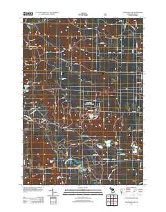 Townsend Lake 2012 topographic map thumbnail