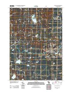 White Cloud 2012 topographic map thumbnail