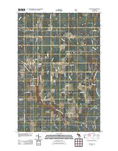 Trenary 2011 topographic map thumbnail
