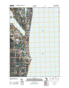 Oscoda 2012 topographic map thumbnail