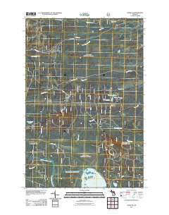 Ozark NE 2011 topographic map thumbnail